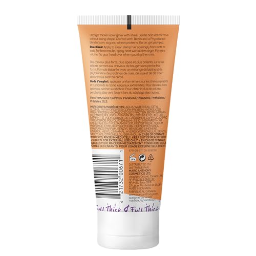 Marc Anthony FJFIEJFOK221 Styling Hair Cream, Instantly Thickening Biotin & Vitamin E Hair Cream, Lightweight Hold For Thicker & Fuller Volumizing Product thumb #1