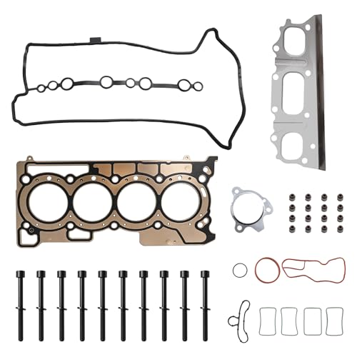JAVOUKA Engine Cylinder Head Gasket Set with Bolts,for Dacia Dokker Duster Lodgy,for Mercedes-Benz Citan,for Nissan Juke Pulsar Qashqai,for Renault Captur Clio Grand Scénic Kadjar Kangoo, 12-23