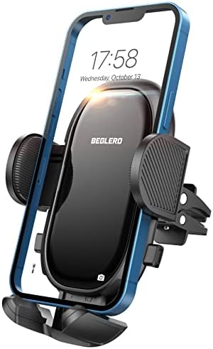 Car Phone Holder Vent, Phone Holder for Car, Air Vent Car Phone Mount with 360° Rotation and Dual Release Button Compatible with iPhone 14/13/12/11/8/7,/Galaxy/LG/Sony, and All Smart Phones