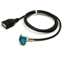 Car USB Cable CIC NBT EVO FAKRA Z HSD Retrofit Wire Compatible with BMW E-Series F-Series