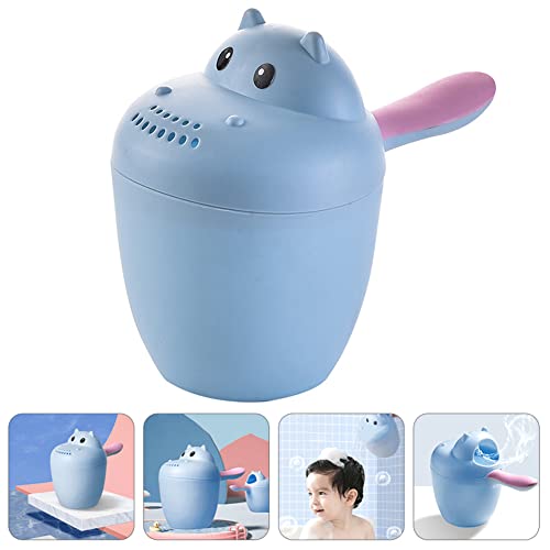 Cute Baby Rinse Cup Shampoo Rinser Baby Bath Rinser With Easy Grip Handle Wash Hair Cup By Protecting Infant Eyes,Child Shower Baby Shower Water Scoop #TOP2