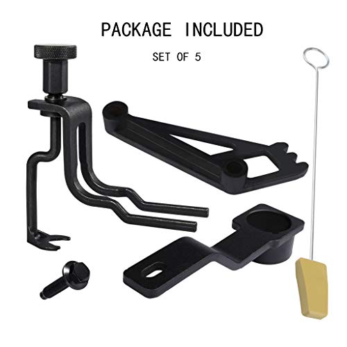 For Ford 4.6L/5.4L/6.8L 3V Engines Repair Tools Kit - Valve Spring Compressor, Crankshaft Positioning Tool, Cam Phaser Holding Tool And Timing Chain Locking Wedge Tool With Crankshaft Pulley Bolt #TOP1