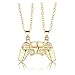 LOKILOKI 2 Pièces/Ensemble Contrôleur De Jeu Magnétique Collier Couple avec Couleur Or/Argent Ps4 Console De Jeu Pendentif Collier Cadeau De Saint Valentin
