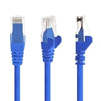 1aTTack.de 20m - blau - 1 Stück - CAT.6 CAT6 Ethernet-Lan-Netzwerk-Kabel 1000 Mbit/s Patchkabel – Ansicht 4