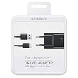  SAMSUNG Cargador Fast EP-TA20EBEC Negro Original Carga rápida para A8, Note 9, S8 S9 J7 2017 S9 Plus A5 2017 S8 Plus A3 2017 Paquete Sellado