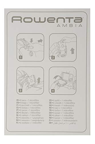 Sacs Aspirateur Rowenta ZR470 – Lot de 6, Filtration Papier - vue 8