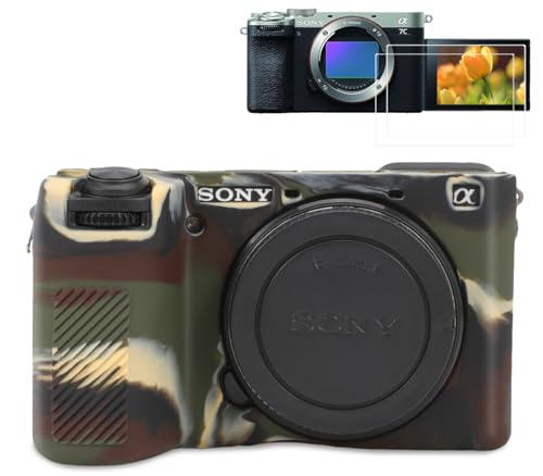 Funda de silicona para cámara Sony Alpha 6700 camuflaje miniatura 1