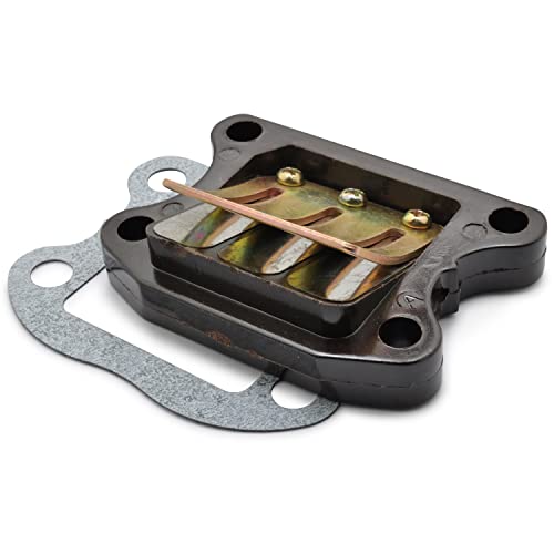 Easyboost Boite à Clapets Type Origine pour Peugeot Trekker Speedfight 1 et 2 Elyseo Squab Buxy Vivacity pour Carburateur 12-14-16-17.5-19-21mm
