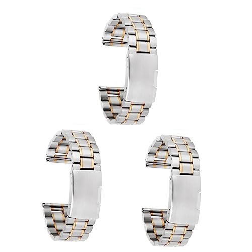 Sangles bande de montre 20mm acier inoxydable Mikikit pour homme femme