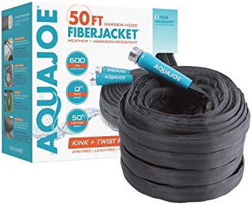 FiberJacket Ultra Flexible Non-Expanding Kink-Free Garden Hose