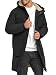 Indicode Herren INKristof Parka Wintermantel mit Teddyfutter und Kapuze