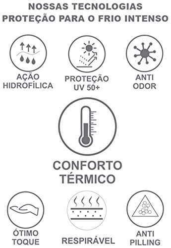 Blusa Rt Segunda Pele Térmica Feminina Frio Intenso Preta (Preto, M)