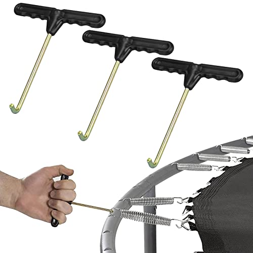 Outil De Traction À Ressort 3 Pièces Trampoline Crochet En T Outil De Trampoline Trampoline Crochet Ressort Trampoline Extracteur Trampoline Spring Hook Pour Sauter Le Piquet De Tente De Trampoline Cover