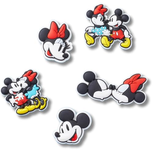 Image of Crocs Jibbitz Mickey & Friends Disney Shoe Charm Packs, Minnie Mickey Cute, 5-Pack