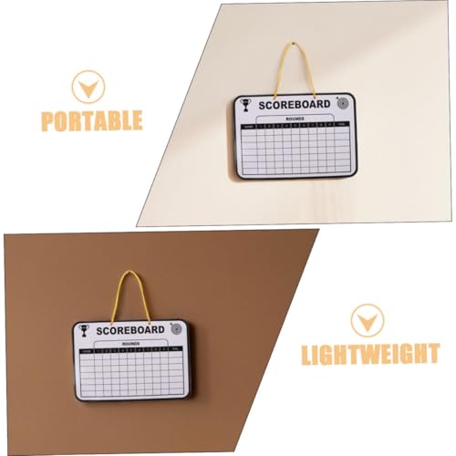 Healeved set 2 pizarras para puntaje de golf doble cara miniatura 3
