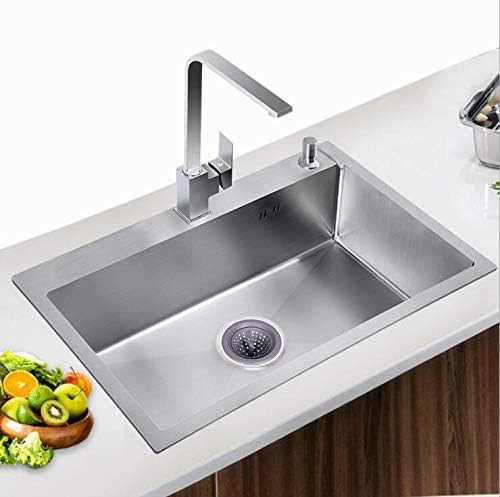 Miniatura 7 de Colador de silicona inoxidable para fregadero de cocina, protector de drenaje, evita obstrucciones, borde ancho grande de 4.5 pulgadas de diámetro,
