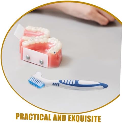 Hemobllo Portable Denture Brush and Retainer Cleaning Case with Pp Material, Convenient Maintenance and Comprehensive Cleaning for Braces and Retainers, Suitable for Office and Household - 5