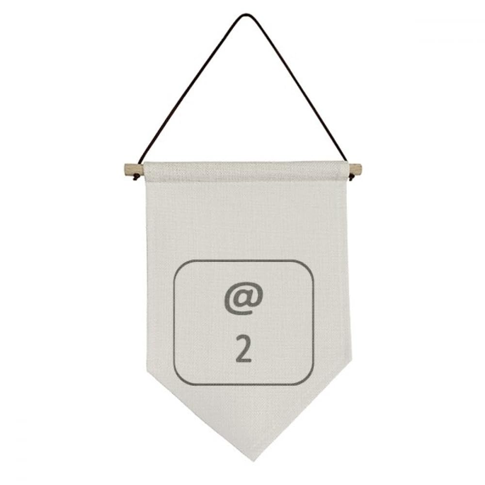 Drapeau suspendu Art Déco symbole clavier 2 pour sublimer votre bureau moderne