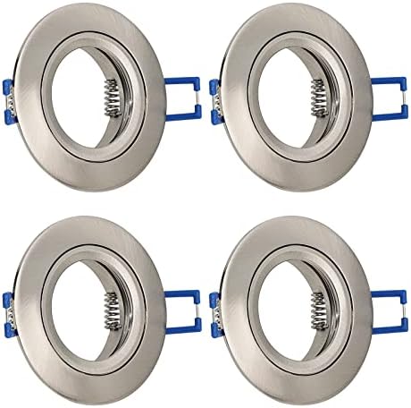 Faretti Da Incasso Per Cartongesso GU10 - Set Da 10, In Alluminio Nichel | Per Soffitti E Pareti - Foto 13