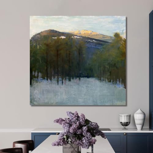 Tableau Fine Art Monte Monadnock Thayer encadré et assemblé à la main