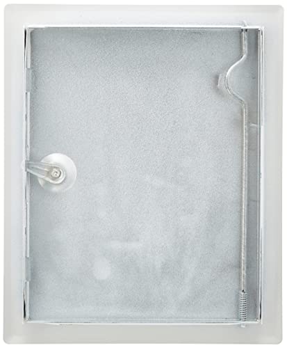 Upmann Revitür Softline sv 200x250 mm, RAL9016 Vierkantverschluss, 1 Stück, 20523