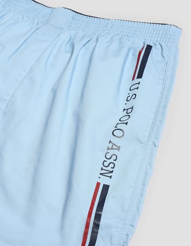 Image of U.S. Polo ASSN. Men's IYAX Brand Stripe Dual Pocket Boxers