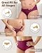 Intimate Portal Umstandsunterhosen Damen Baumwolle Umschlagbar für Schwangerschaft und Wochenbett weich atmungsaktiv 6er Pack Epitome XXL