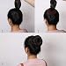 7 moños para hacer moños con forma de donut, color marrón (1...