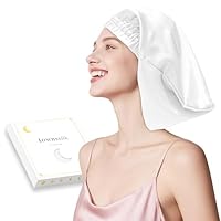 Townssilk Bonnet De Nuit En Soie, 100% Mûrier 22 Momme, Pour Femme