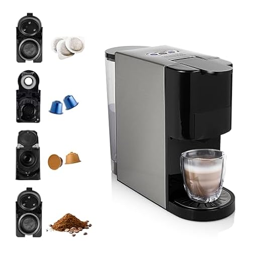 Princess 01.249450.01.001 Caffettiera Multifunzione, Compatibile con capsule Nespresso,Dolce Gusto,cialde ESE e caffè macinato, 19 bar, Nero e argento, 800 ml | Ya disponible en tu tienda friki favorita! En mundofriki.es! Princess 01.249450.01.001 Caffettiera Multifunzione, Compatibile con capsule Nespresso,Dolce Gusto,cialde ESE e caffè macinato, 19 bar, Nero e argento, 800 ml | Ya disponible en tu tienda friki favorita! En mundofriki.es!