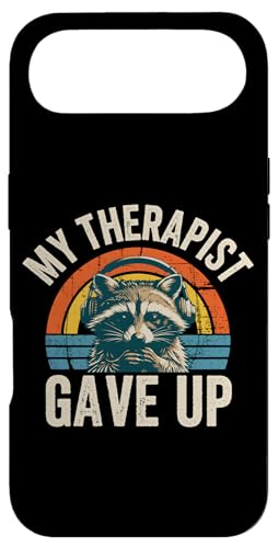 My Therapist Gave Up Funny Raccoon ���g�� �T���Z�b�g �X�}�z�P�[�X iPhone Air �p