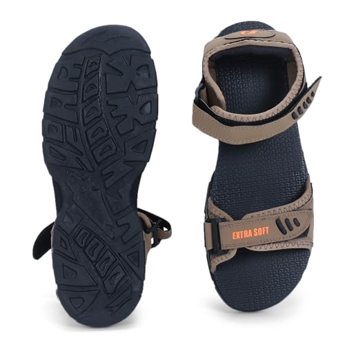 Image of DOCTOR EXTRA SOFT Men's Classic Athletic & Outdoor Casual Sandals /Floaters With Adjustable Cushion Strap For Adult|Comfortable & Lightweight|Stylish & Anti-Skid|Everyday Use For Gents & Boys D-301