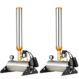 2PCS Confetti Cannon, 150W Confetti Machine Launcher Salute with Adjustable Angle（45°/60°/90°) & 2 Remote, 10-15m Jet Height, Confetti Salute Machine for Weddings Christmas Birthday Parties