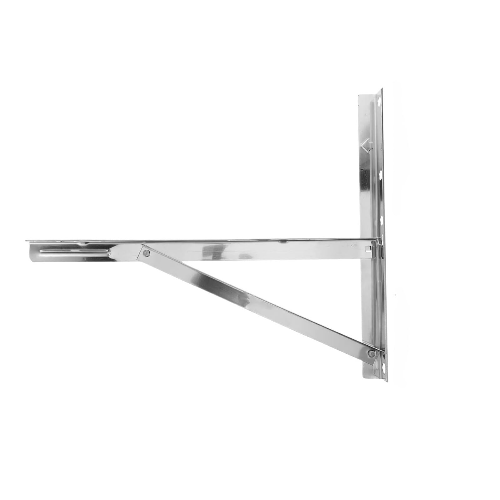 1 par de soportes de montaje for exteriores de aire acondicionado de acero inoxidable, soporte de pared resistente a la intemperie for el marco de soporte de la unidad de aire acondicionado del hogar