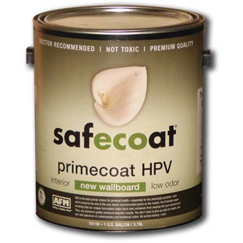 Afm Safecoat New Wallboard Hpv Flat Finish Primer, White Gallon Can 1/Case