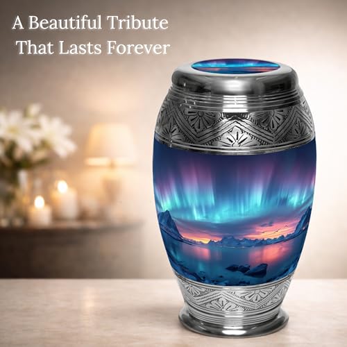 Image of Northern Aurora Cremation Urns for Human Ashes Adult Female Urns for Ashes