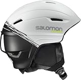 Salomon, Unisex Allround-Ski- und Snowboardhelm, EPS 4D, Gr. L, Kopfumfang 59-62 cm, CRUISER 4D, Weiß/Schwarz, L39035200