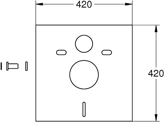 Grohe 37131000 Grohedal Noise Reducing Pad