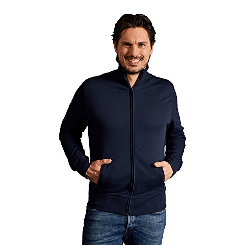 Preisvergleich Produktbild Promodoro Sweatjacke mit Stehkragen Herren, L, Marineblau