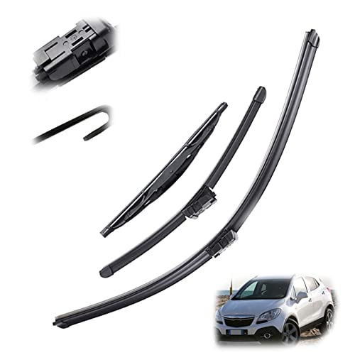 Essuie-glace avant arrière Chevrolet Trax 2012-2017 à essuyage silencieux sans traces 26" 14" 10"