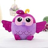 N/ A La Nueva Personalidad del Búho del Invierno Figurines Exportación Búho Precioso Juguetes Peluche Al por Mayor Y Multicolor Bebé Juguetes De Calidad (Color : Purple)