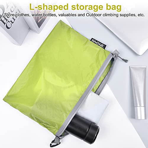 Bagail Ultralight Zipper Pouch Travel Packing Bags For Toiletries, Document, Electronics-Green #TOP4