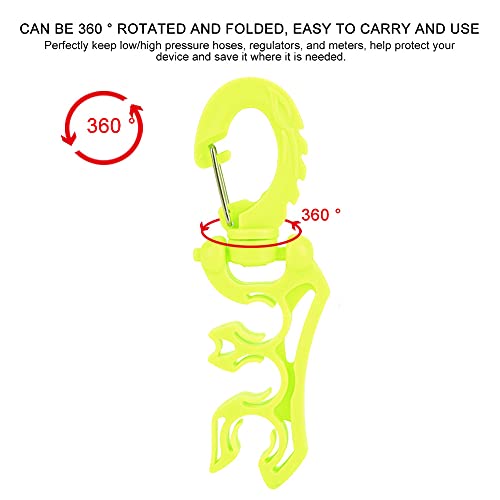 Scuba Slang Houder, 1 Stuk Scuba Slang Houder Clip voor Duiken Snorkel Accessoires, BCD Slang Houder Regulator Clip Retainer Buckle Hook Release Cord R - Image 6
