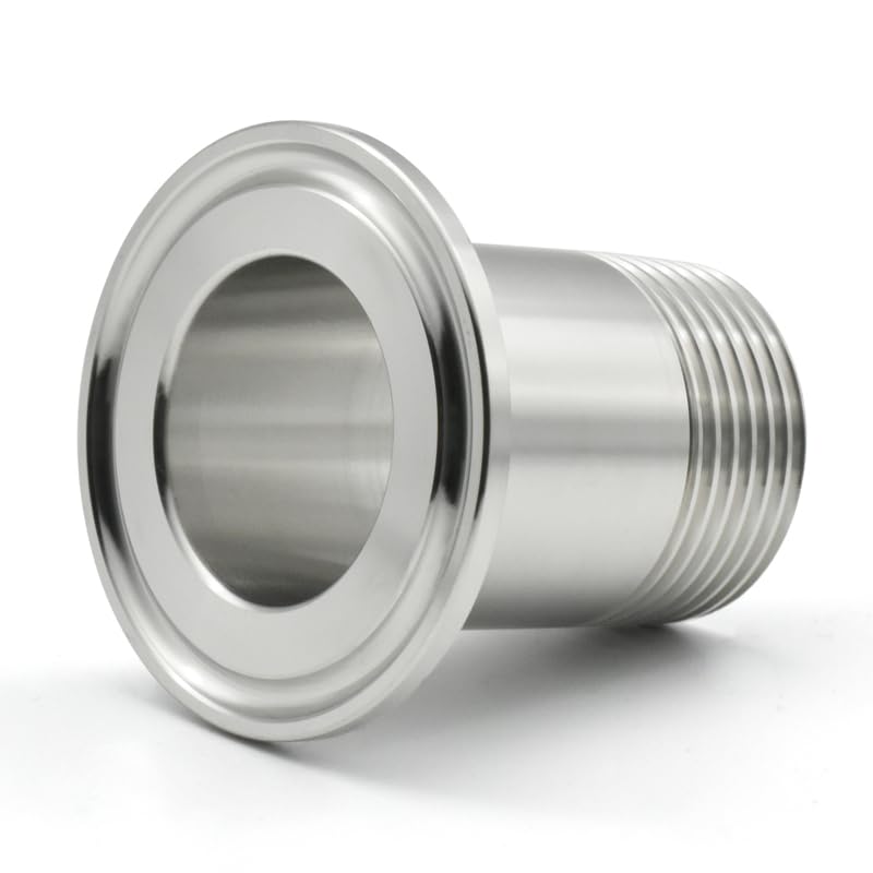 Raccord de plomberie Tri-Clamp DN20 en acier inoxydable à visser