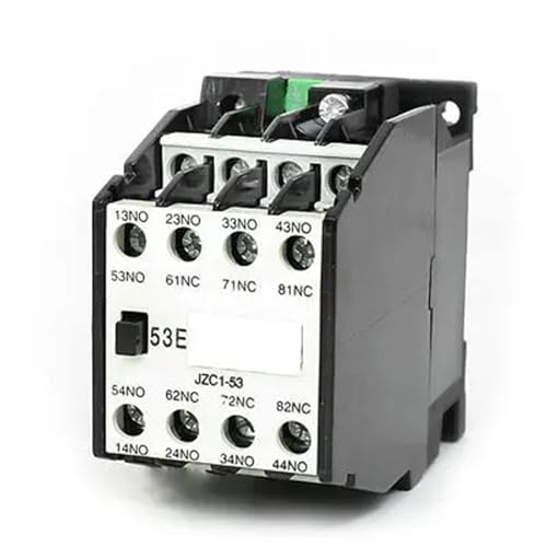 Relé de contactor de CA JZC1-53 de alta precisión, bobina de 36V con 5 NA y 3 NC