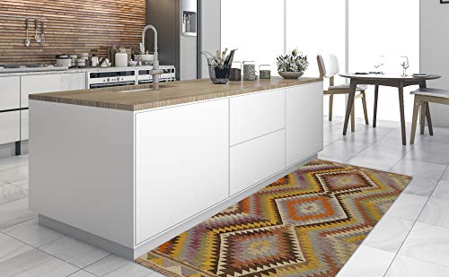 Tapis multicolore Vilber 78x120 cm, revêtement de sol fin moderne