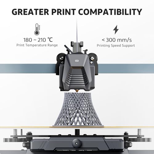 Image of ELEGOO PLA PRO Filament 1.75mm True Red 1KG, 250mm /s Printing Speed Improved Rigidity 3D Printer Filament Dimensional Accuracy + /- 0.02mm, 1kg Spool (2.2lbs)