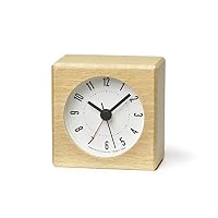 Amazon.co.jp: レムノス 置時計 アラーム時計 黒 メテオ JH17-05 BK