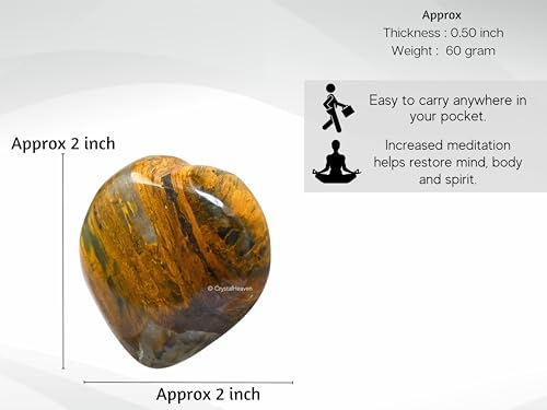 Image of Crystal Heaven Certified Nellite Heart Palm Pebbles Stones For Anxiety Stress Relief Massage - Aaa Grade Original Healing Gemstone Agate Heart Palm Stone For Yoga Meditation Spiritual