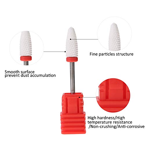 Puntas para taladro eléctrico de uñas con soporte miniatura 7